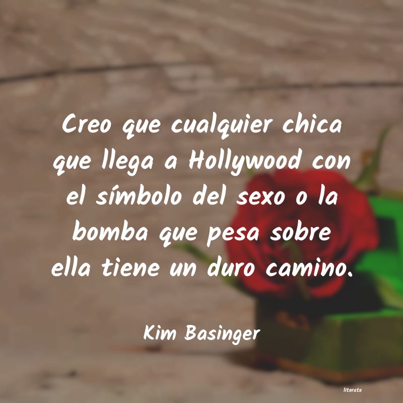 Frases de Kim Basinger