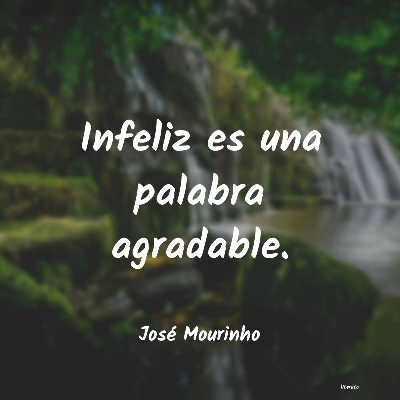frases de José Mourinho