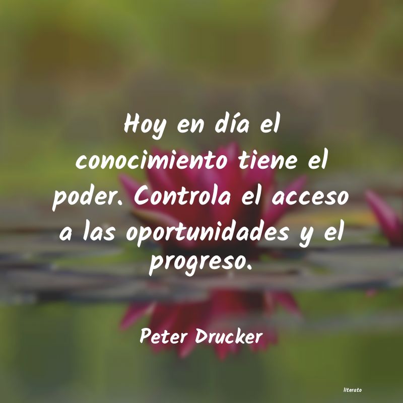 Frases de Peter Drucker