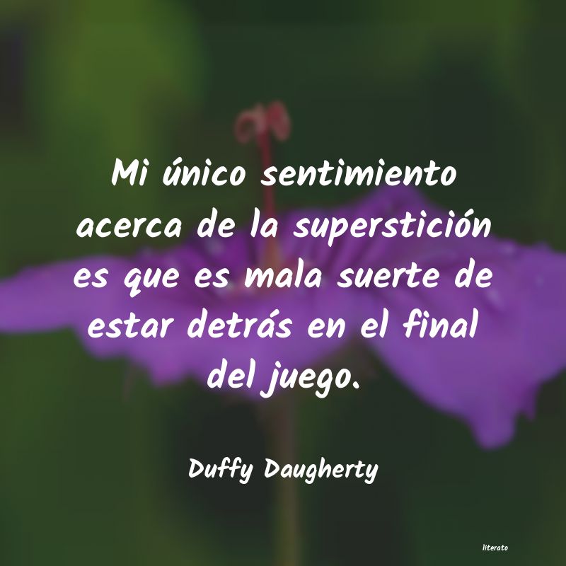 Frases de Duffy Daugherty