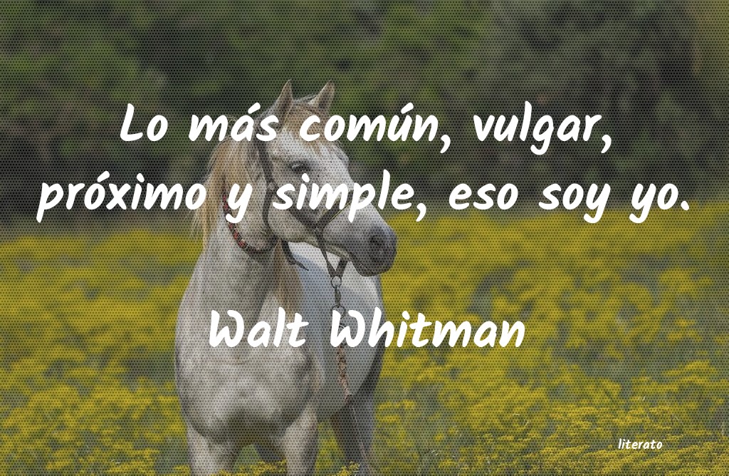 frases de Walt Whitman