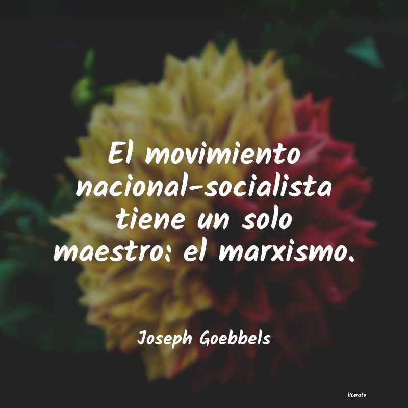 Frases de Joseph Goebbels