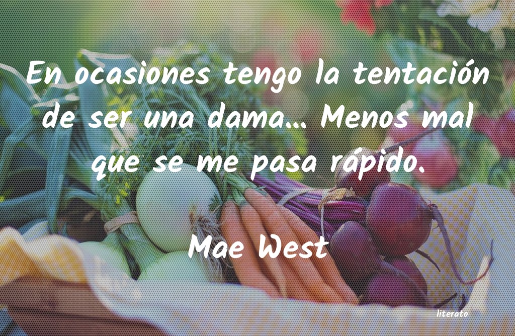 frases de Mae West