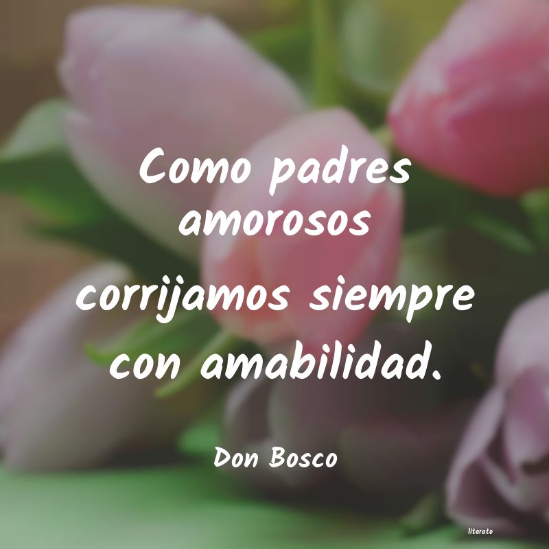 Frases de Don Bosco