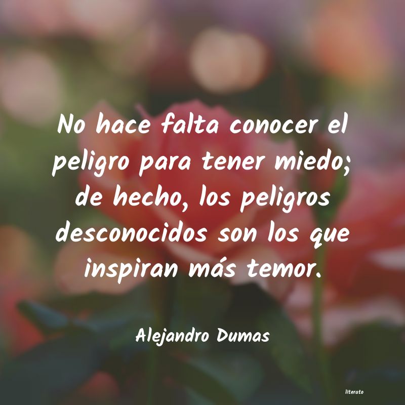 Frases de Alejandro Dumas