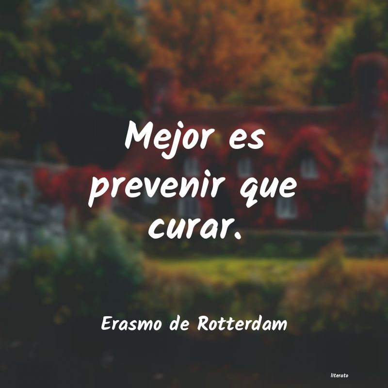 frases de Erasmo de Rotterdam
