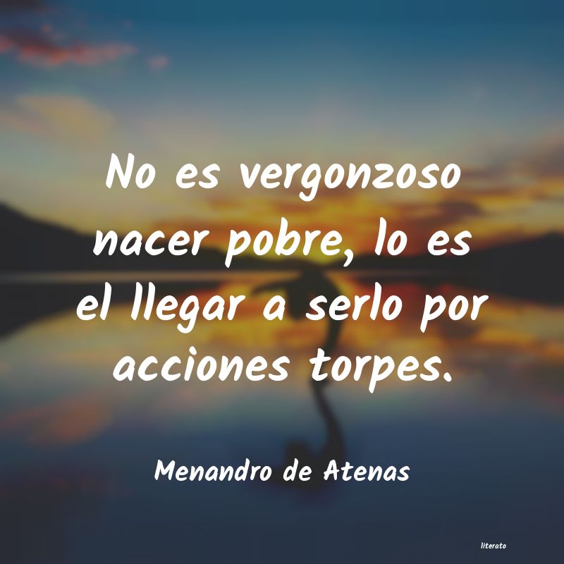 Frases de Menandro de Atenas