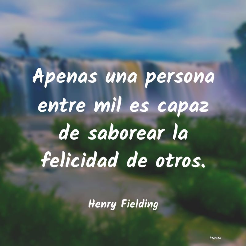 Frases de Henry Fielding