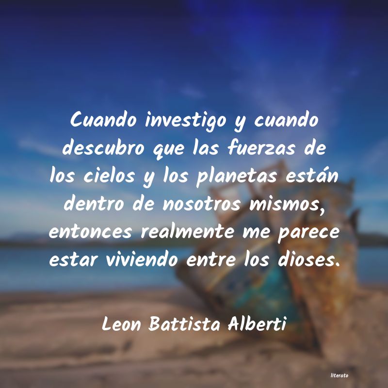 Frases de Leon Battista Alberti