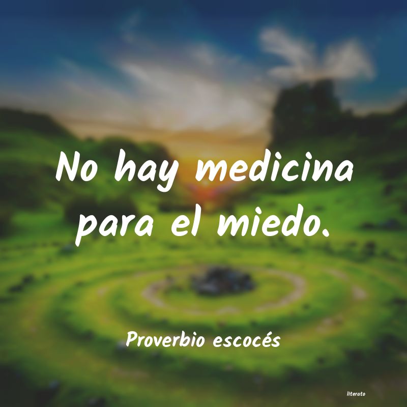 frases de Proverbio escocés