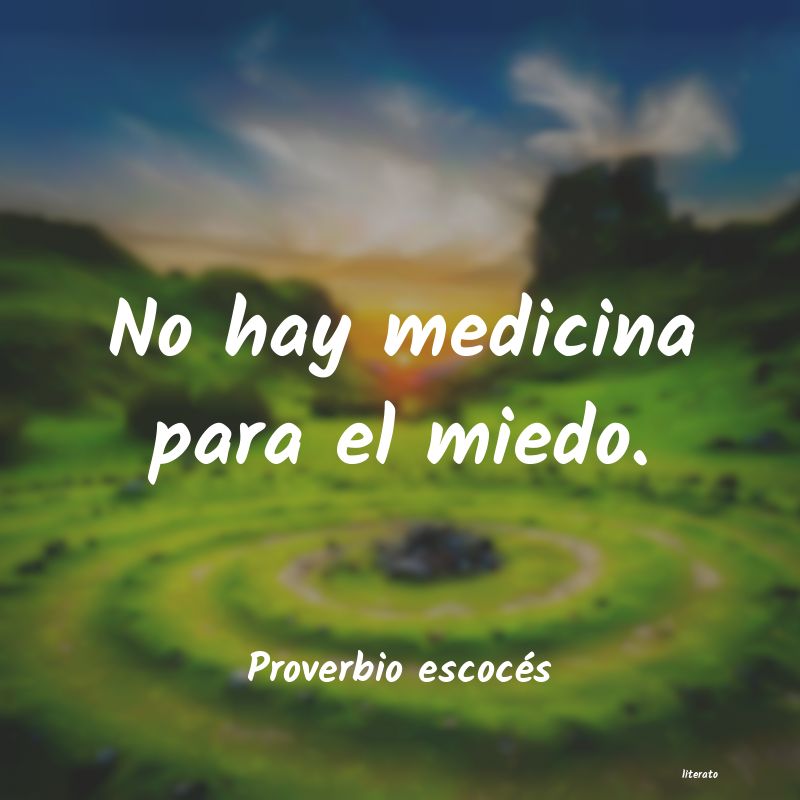 Frases de Proverbio escocés