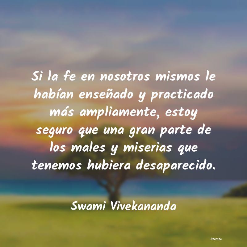 frases de Swami Vivekananda