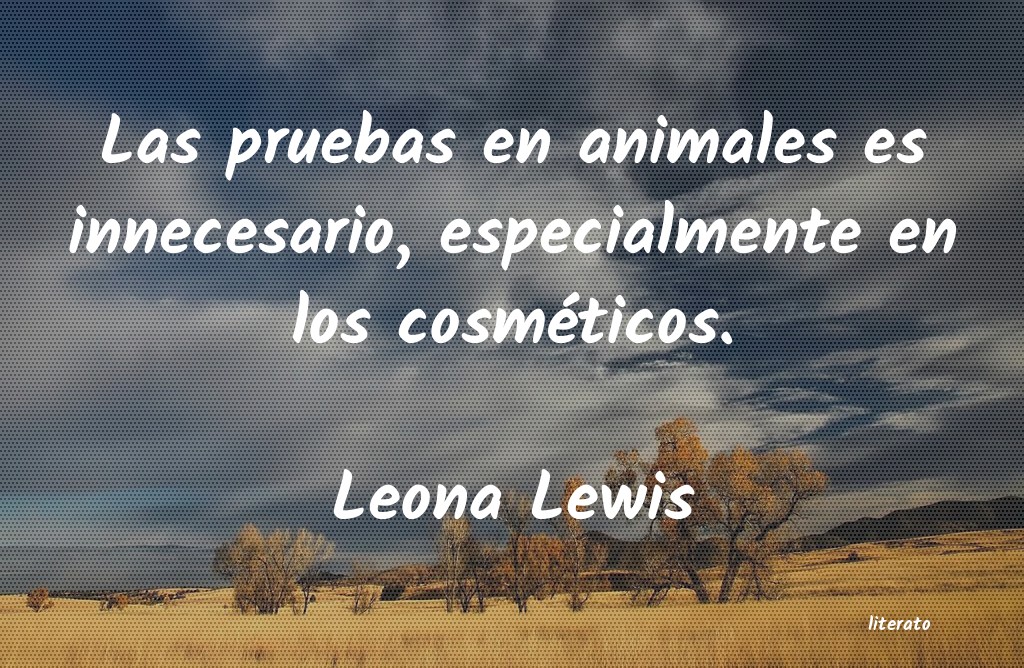 frases de Leona Lewis