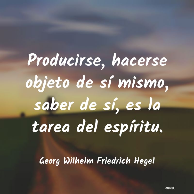 frases de Georg Wilhelm Friedrich Hegel
