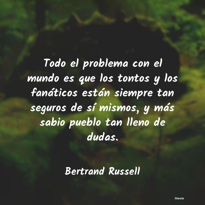 Frases de Bertrand Russell