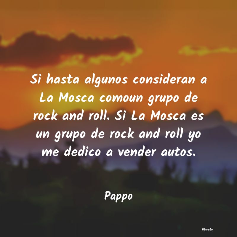 frases de Pappo