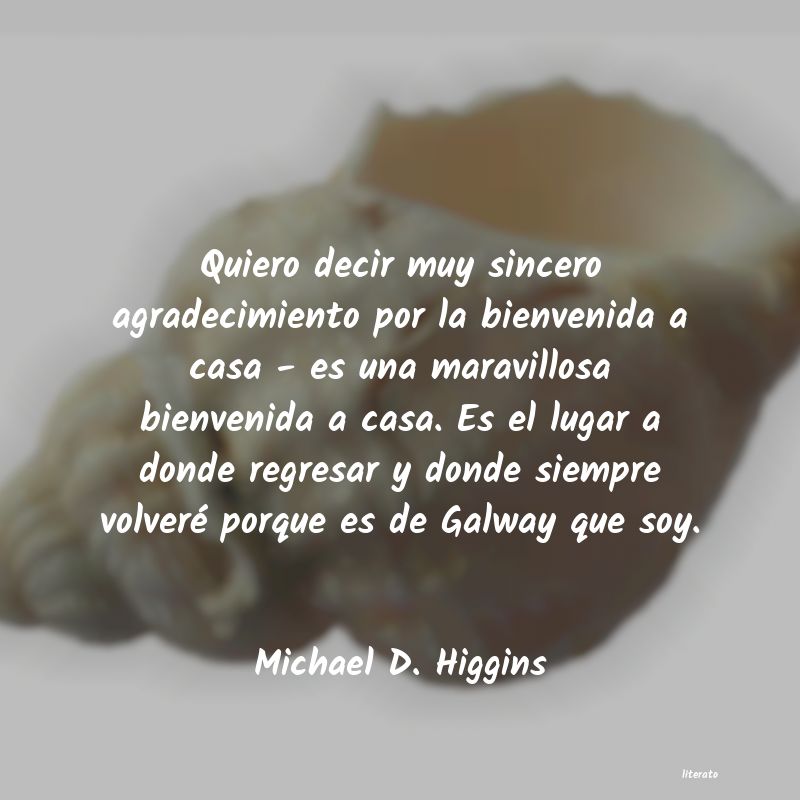 Frases de Michael D. Higgins