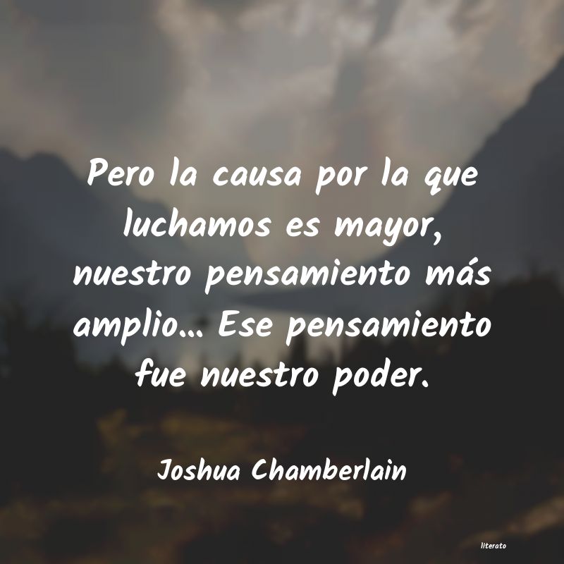 Frases de Joshua Chamberlain