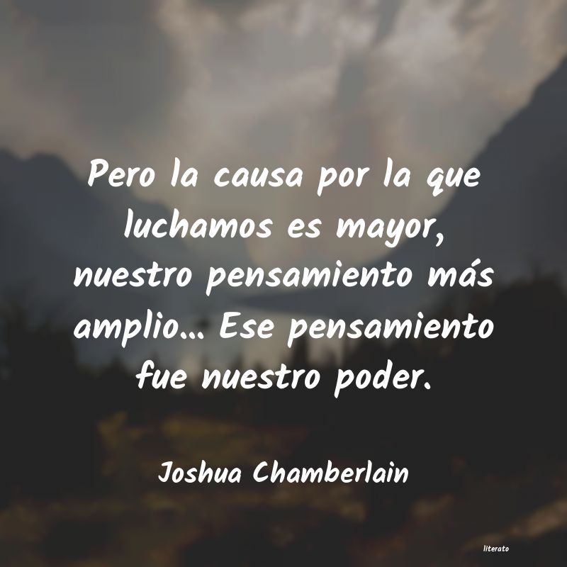 frases de Joshua Chamberlain