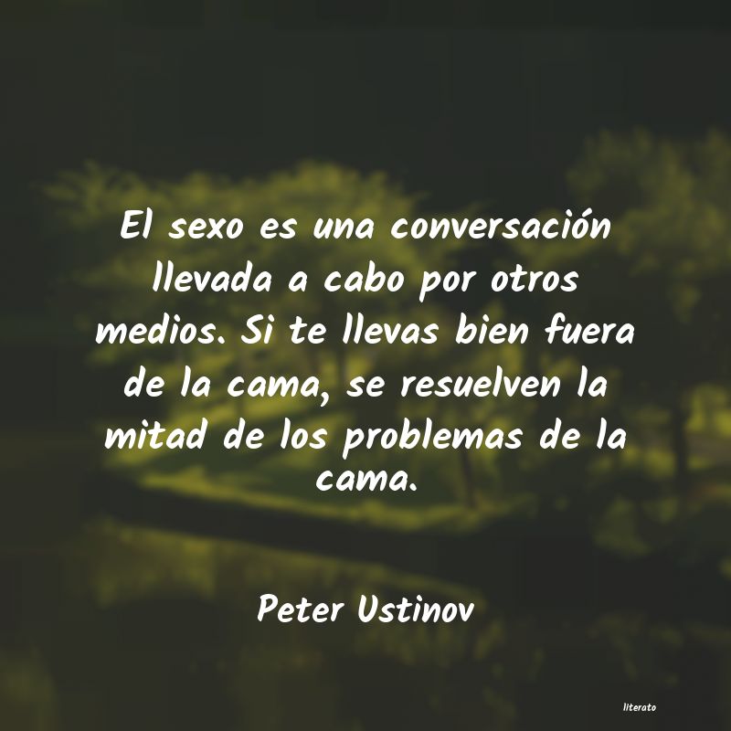 Frases de Peter Ustinov