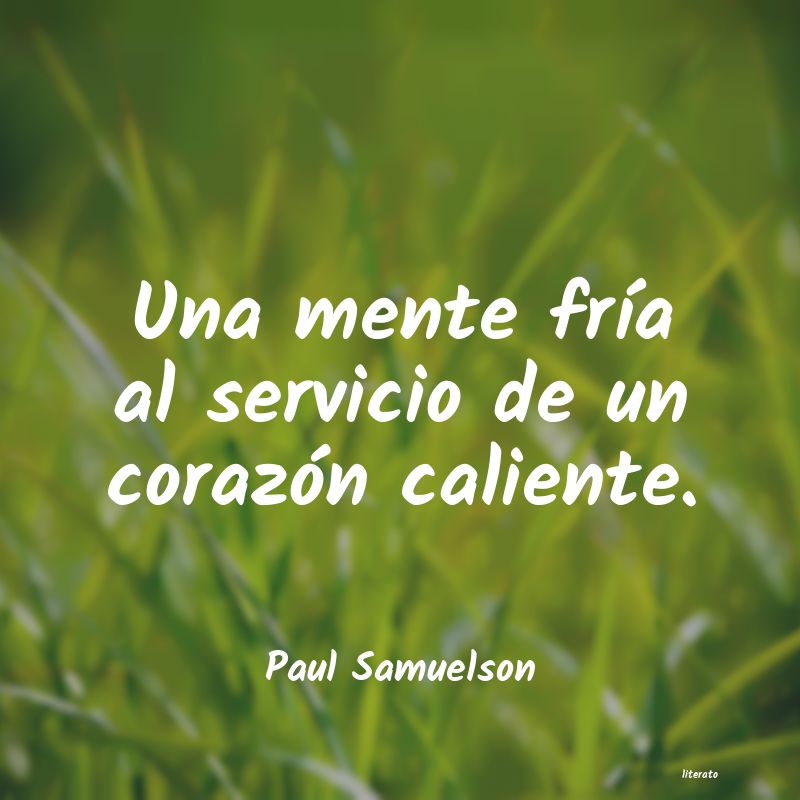 Frases de Paul Samuelson