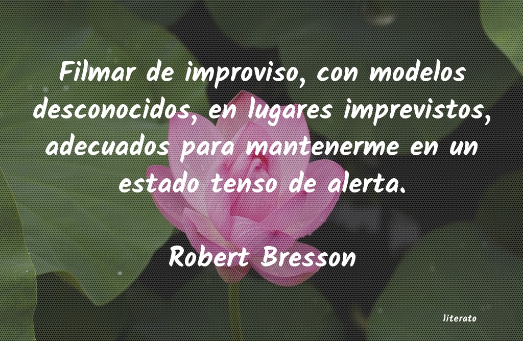 Frases de Robert Bresson