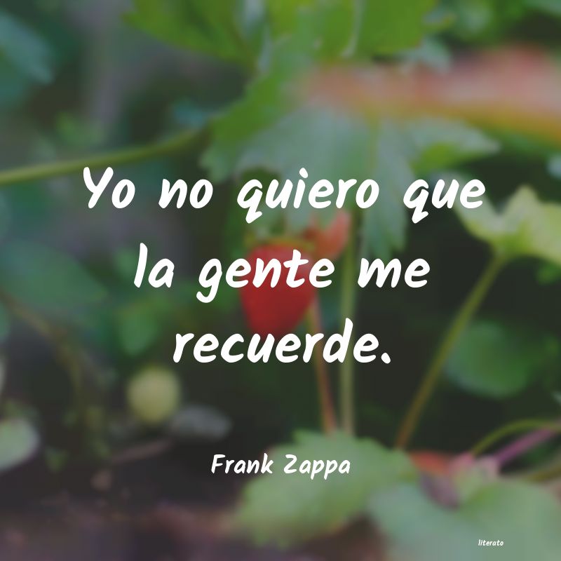 frases de Frank Zappa