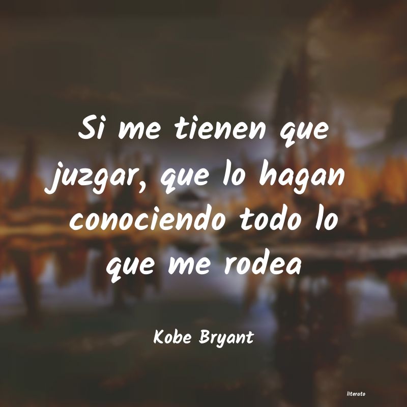 frases de Kobe Bryant
