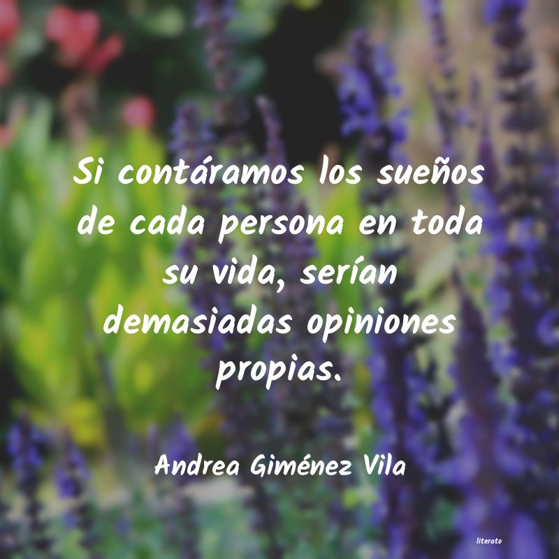 Frases de Andrea Giménez Vila