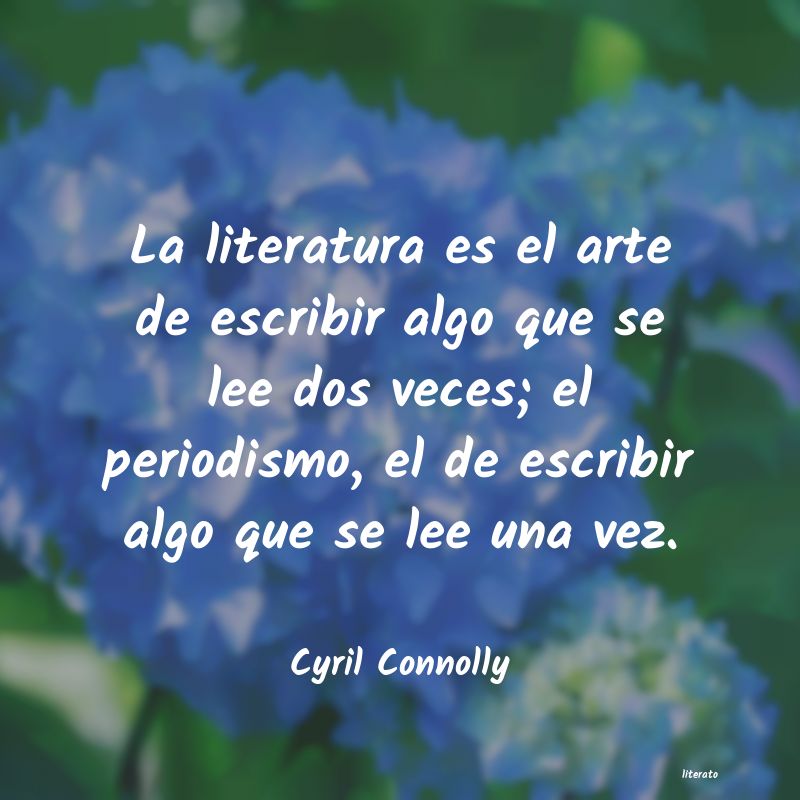 frases de Cyril Connolly