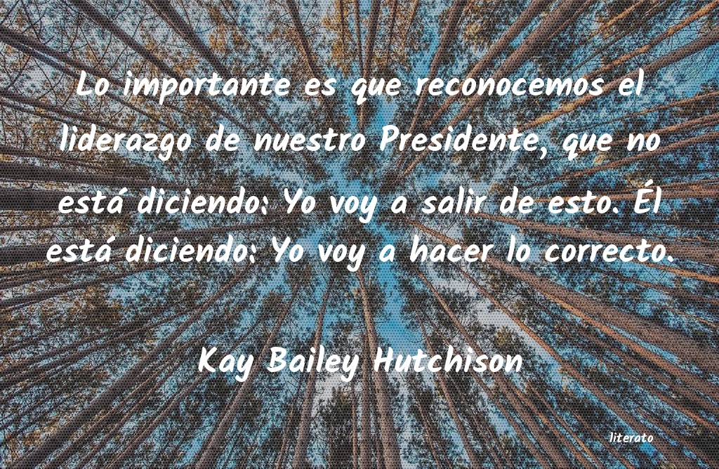 Frases de Kay Bailey Hutchison