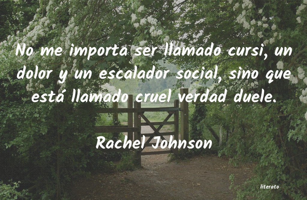 frases de Rachel Johnson