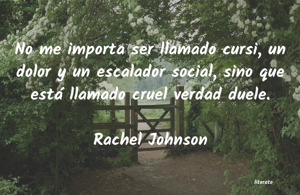 Frases de Rachel Johnson