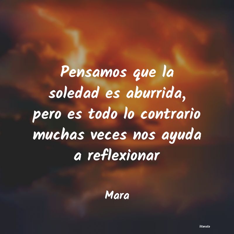 frases de Mara