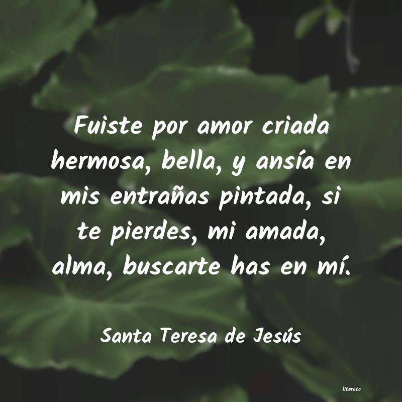 Frases de Santa Teresa de Jesús