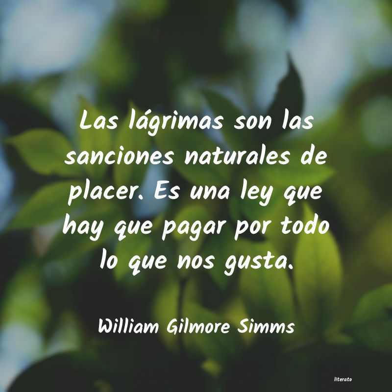 Frases de William Gilmore Simms