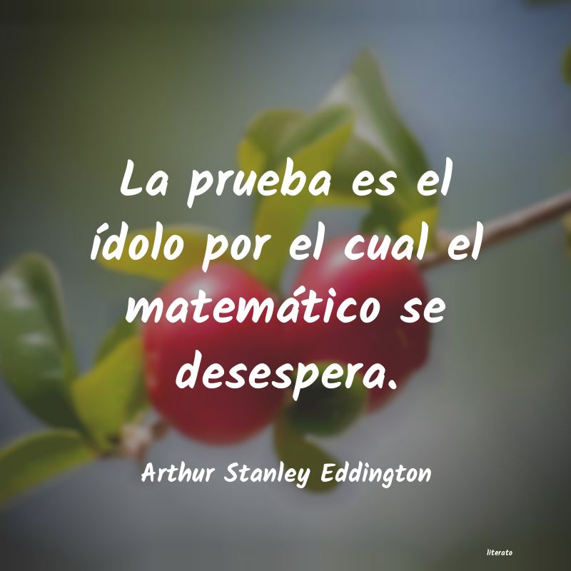 frases de Arthur Stanley Eddington