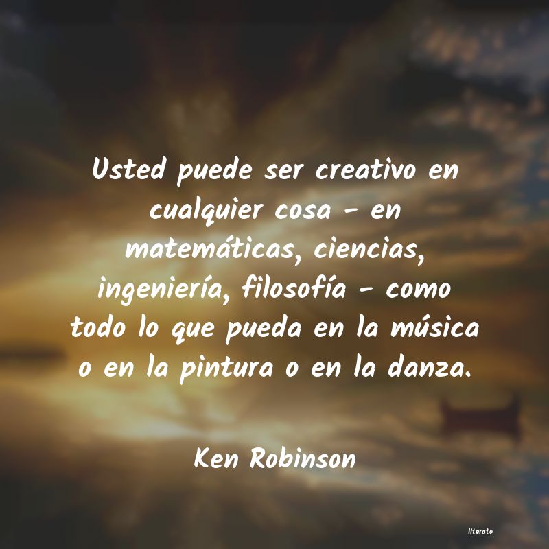 Frases de Ken Robinson