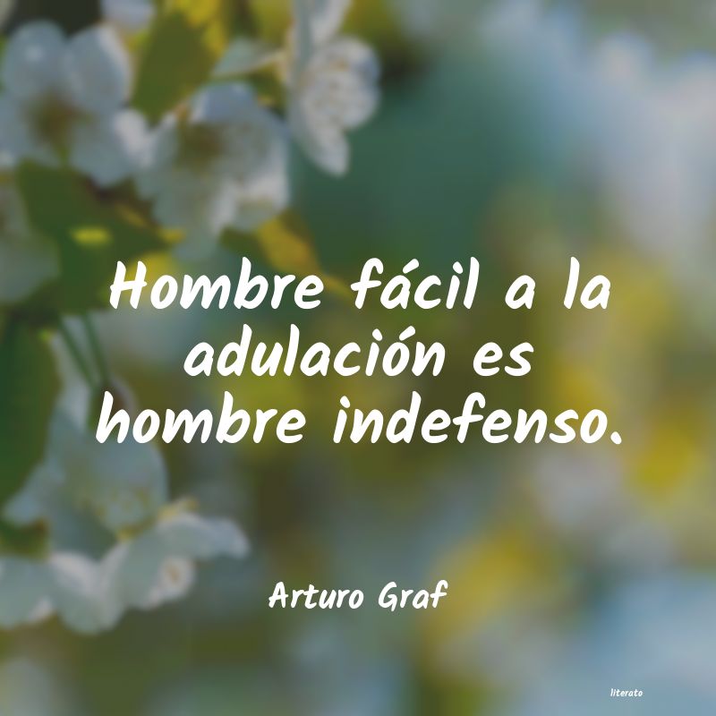 frases de Arturo Graf