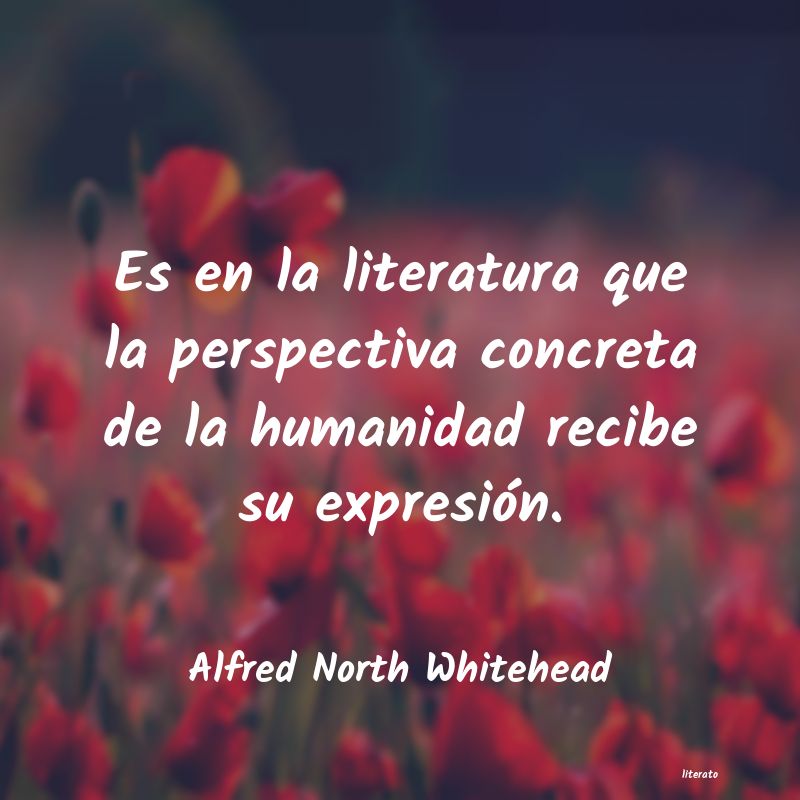 Frases de Alfred North Whitehead