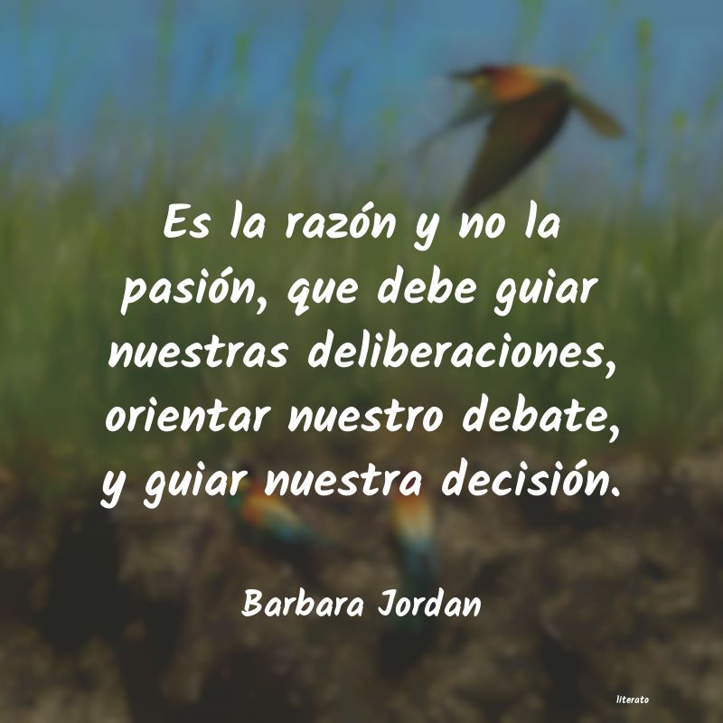 Frases de Barbara Jordan