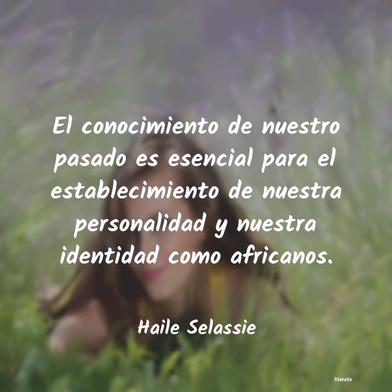 Frases de Haile Selassie