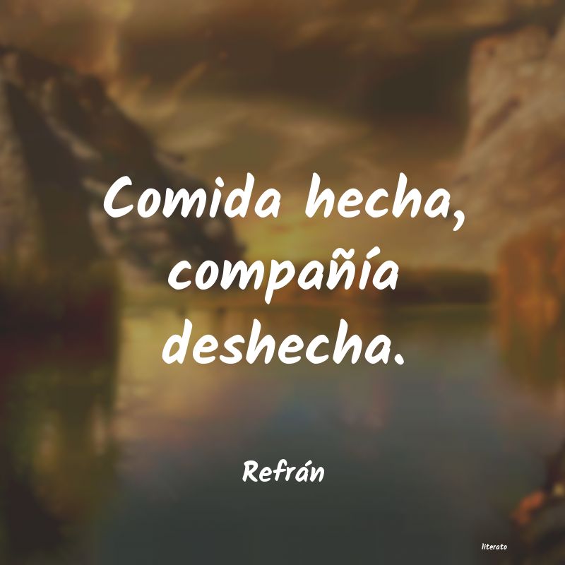 frases de Refrán