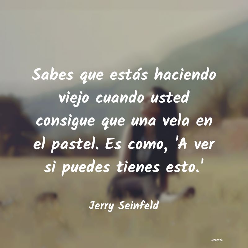 Frases de Jerry Seinfeld