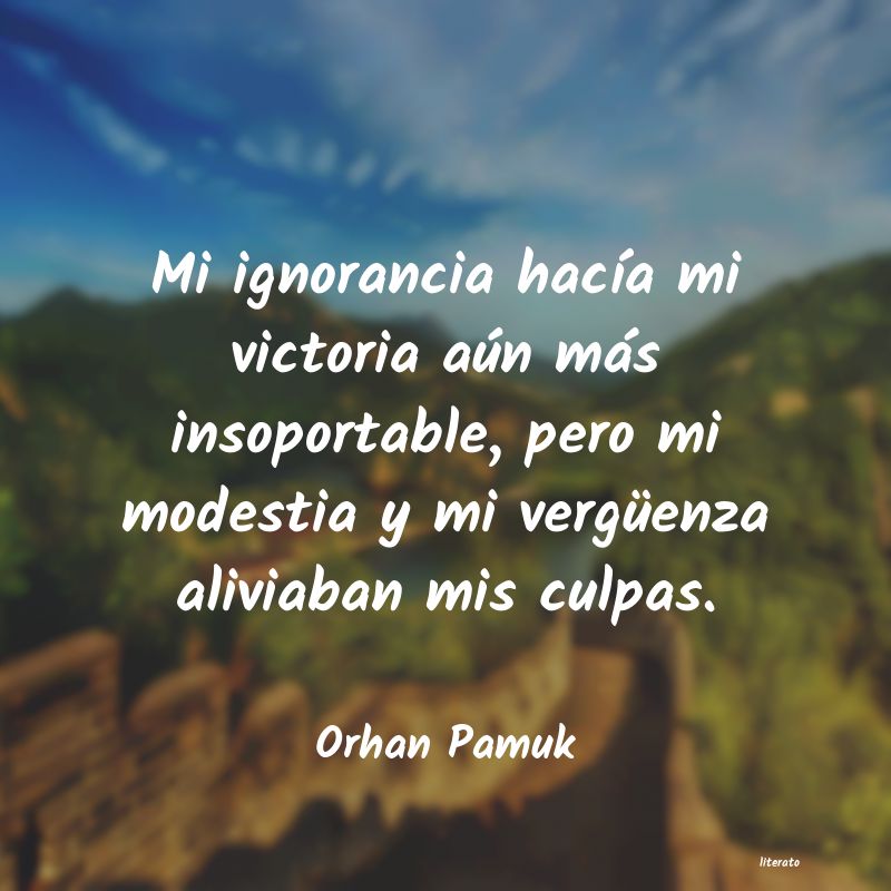 frases de Orhan Pamuk