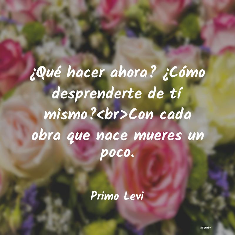 frases de Primo Levi