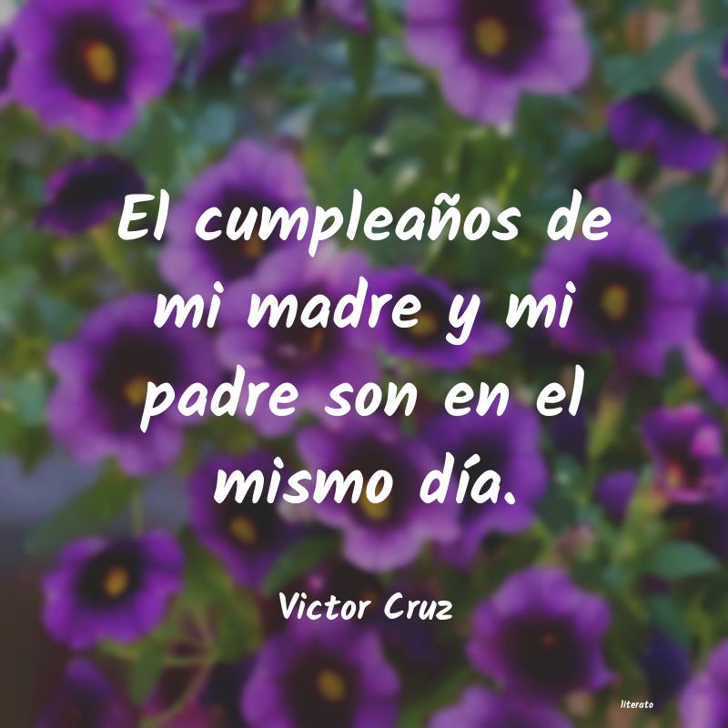 Frases de Victor Cruz