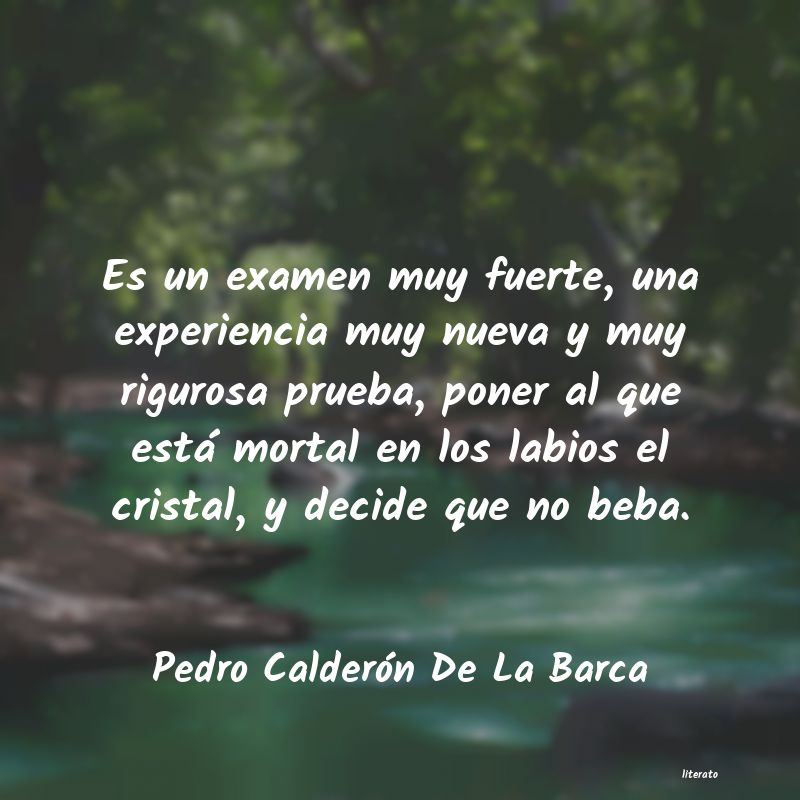 frases de Pedro CalderÃ³n De La Barca