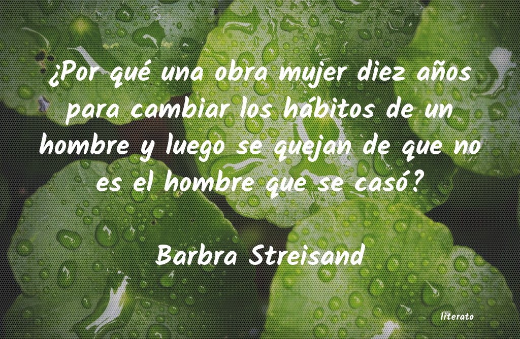 frases de Barbra Streisand