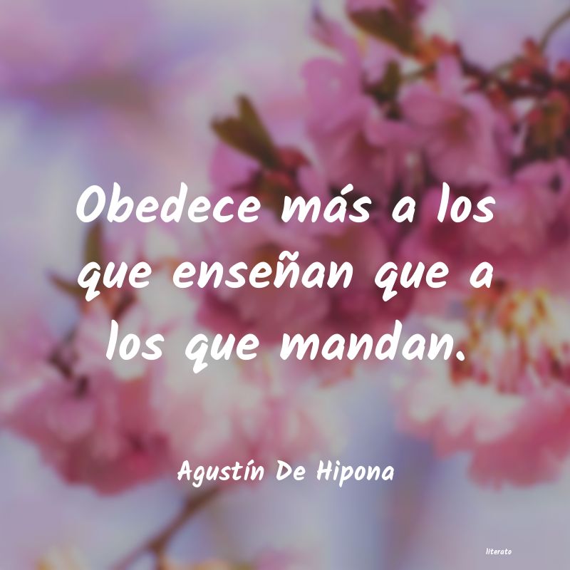 frases de AgustÃn De Hipona